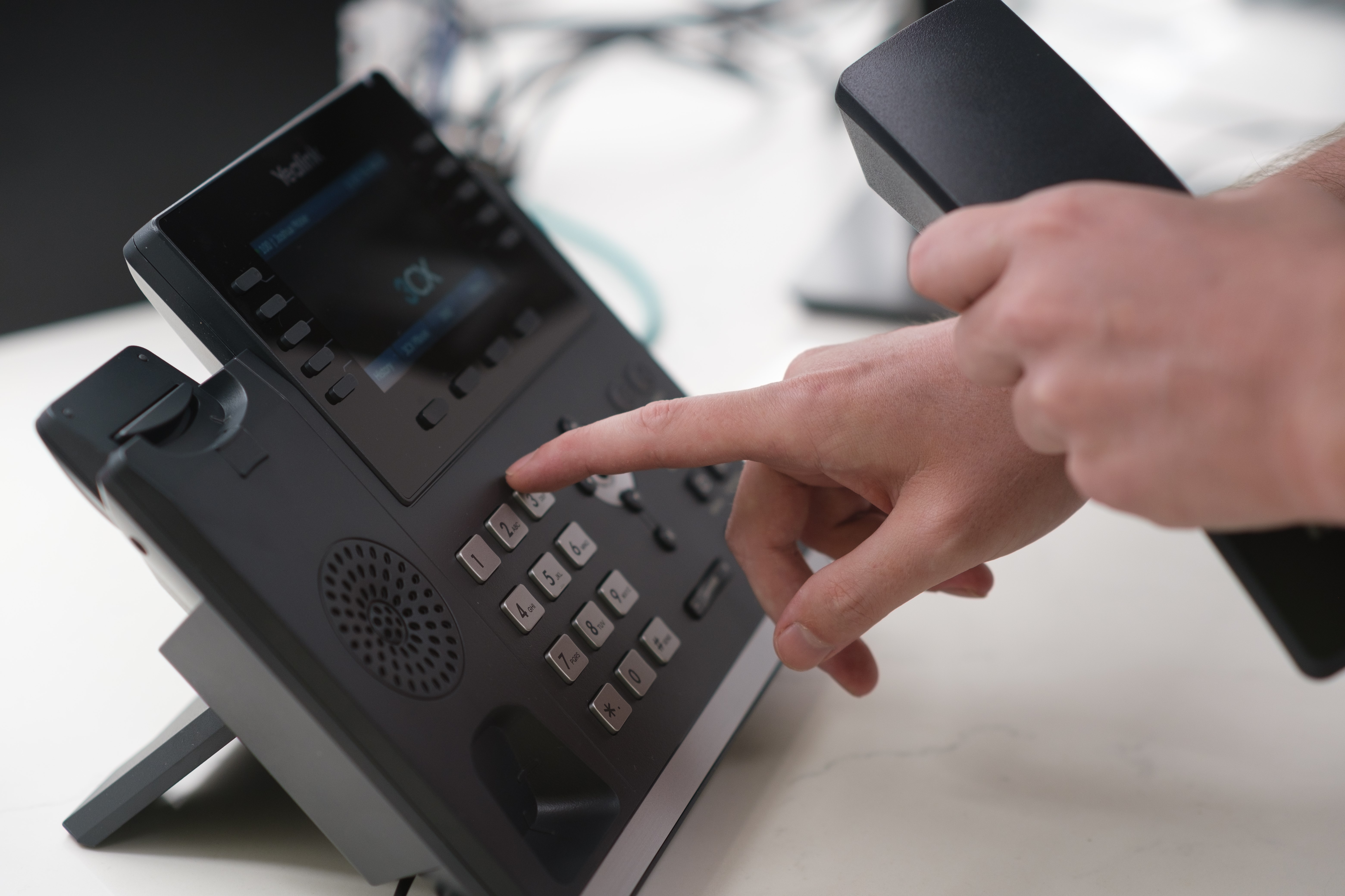 Yealink Phone being dialed